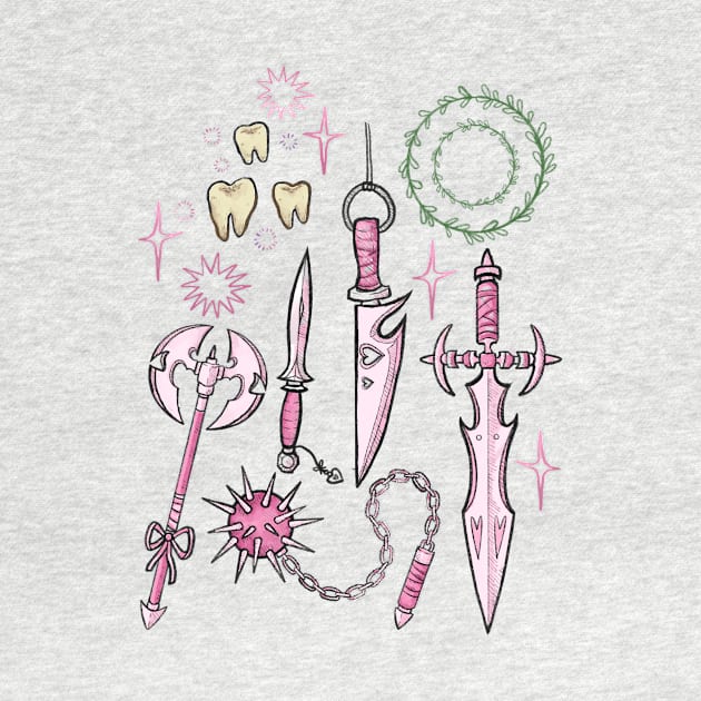 weapons by oh!poppet